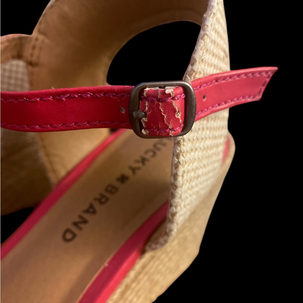 Lucky Brand Raspberry Cadence Strappy Sandals 8.5 - Picture 3 of 7